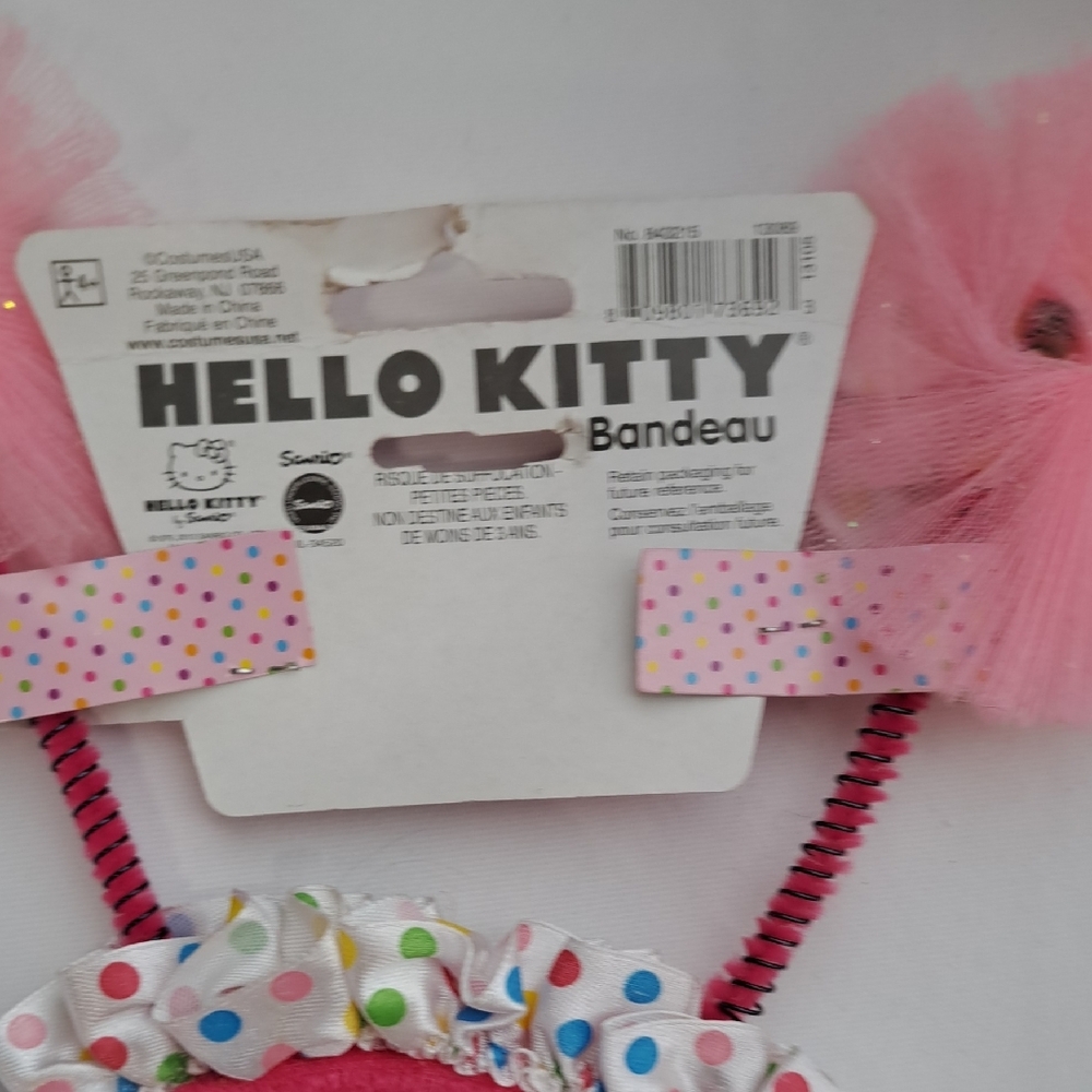 Hello Kitty Pink and White Hair Accessories Set - Picture 9 of 9